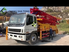 در سال 2009 دوباره ساخته شده استفاده شده بتن پمپ کامیون Putzmeister 36 متر