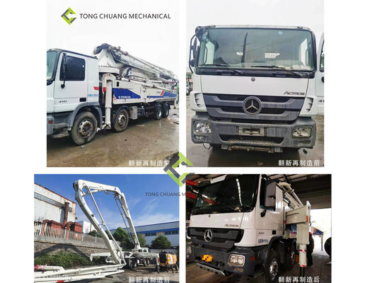 خرید بازتولید کامیون پمپ بتن دست دوم Zoomlion با شاسی 8×4 مرسدس بنز online manufacture