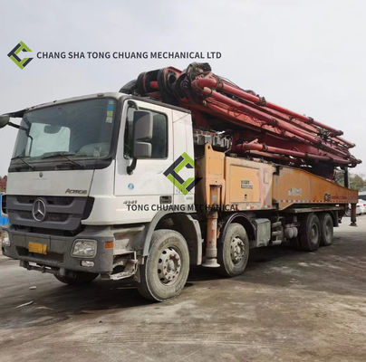 خرید 56M 8x4 ماشین پمپ بتنی استفاده شده بر روی شاسی مرسدس بنز online manufacture
