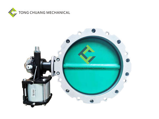 V1FS300GBN شیر پروانه ای پنوماتیک آلیاژ آلومینیوم تک فلنج
