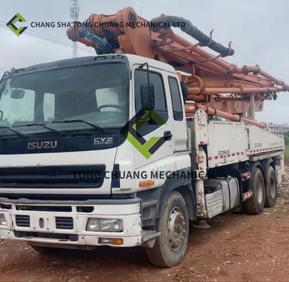 در سال 2013 Zoomlion ISUZU شاسی 40 M پمپ بتنی کامیون 5 سیلندر و 5 استخر