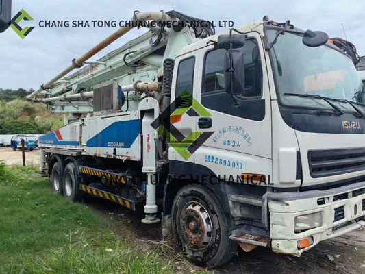 در سال 2011 Zoomlion ISUZU شاسی 38 M پمپ بتنی کامیون 5 سیلندر و 5 استخر