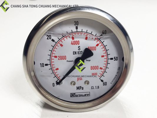 قطعات یدکی از پمپ بتنی از صنایع سنگین و زوملیون، فشار سنج Ds63-60mpa 1019900185