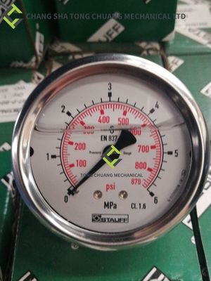 قطعات یدکی پمپ بتنی کامیون صنعتی سنگین و زوملیون، فشار سنج DS63-6MPA1019900050