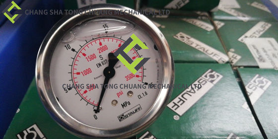 Sany DS63-25 MPA Pressure Gauge رنگ سیاه 0.24kg برای پمپ کامیون و پمپ کش