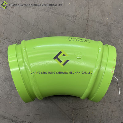 لوله خم دو لایه ای 125 * R240-36 لوازم جانبی پمپ کامیون بتنی سانی و زوملیون
