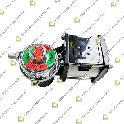 سیلندر PD101 (ژونگ‌دا) سیلندر شیر پروانه‌ای برای ماشین‌آلات بتن، سیلندر شیر پروانه‌ای پنوماتیک، سیلندر شیر پروانه‌ای تجهیزات بتن، سیلندر محرک شیر پروانه‌ای