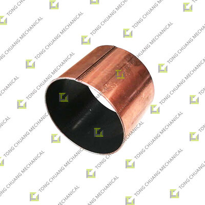 بوش کامپوزیت 100×105×80\SF-1 10080، بوش کامپوزیت خود روان کننده، بوش کامپوزیت مقاوم در برابر سایش، بوش کامپوزیت بار سنگین، بوش کامپوزیت فلنج دار، بوش کامپوزیت استوانه ای